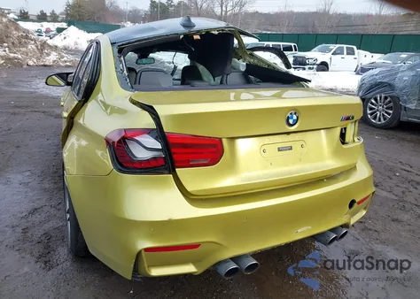 2016 BMW M3 z USA, uszkodzony, nr VIN WBS8M9C54G5D30672